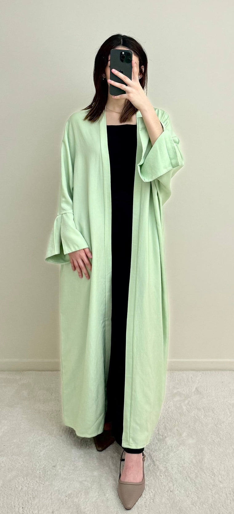 Kimono mi long Vert