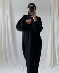 Abaya zippé avec poches