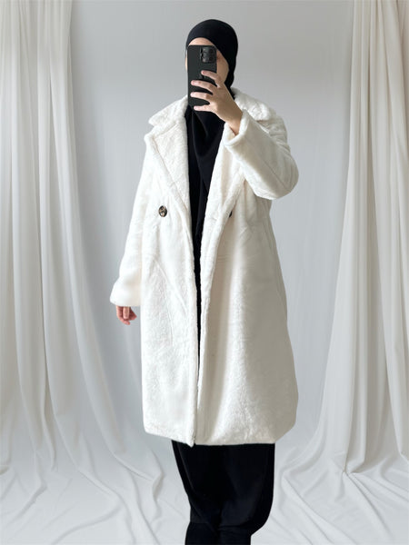 Manteau fourrure long