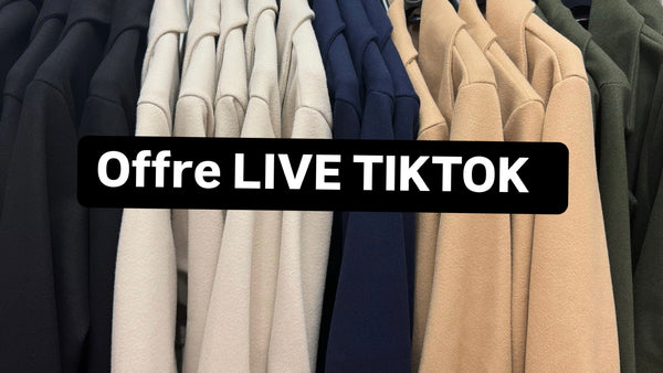 OFFRE Live TIKTOK Manteaux Trench