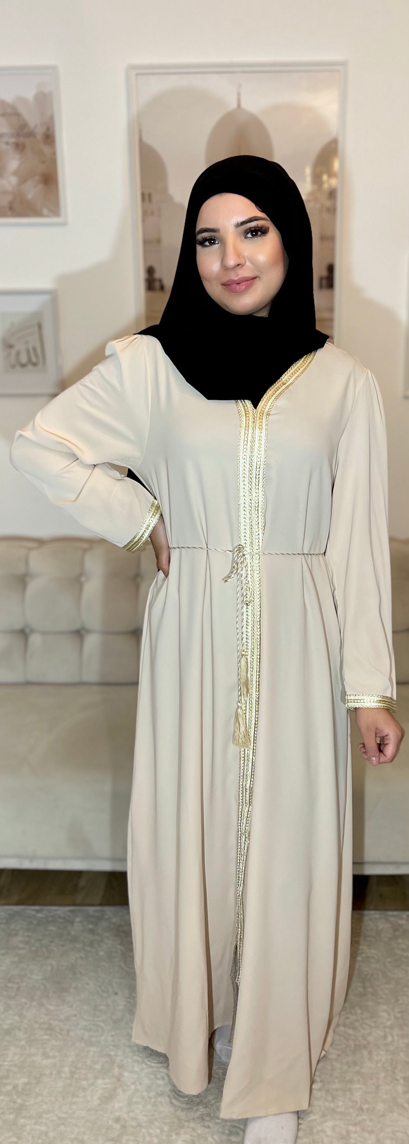 Caftan Laamria Beige