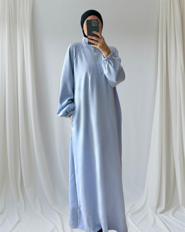 Abaya zippé avec poches