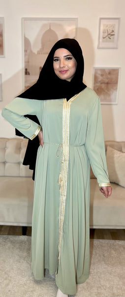 Caftan Laamria Vert d'eau