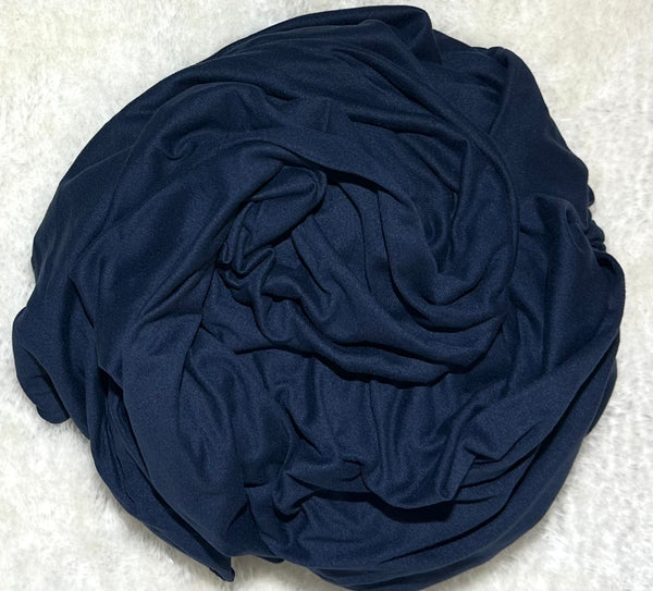 Hijab Jersey XXL 100% viscose Bleu marine