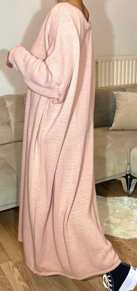 Robe pull oversize Rose