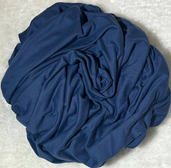 Hijab Jersey XXL 100% viscose Bleu turquin